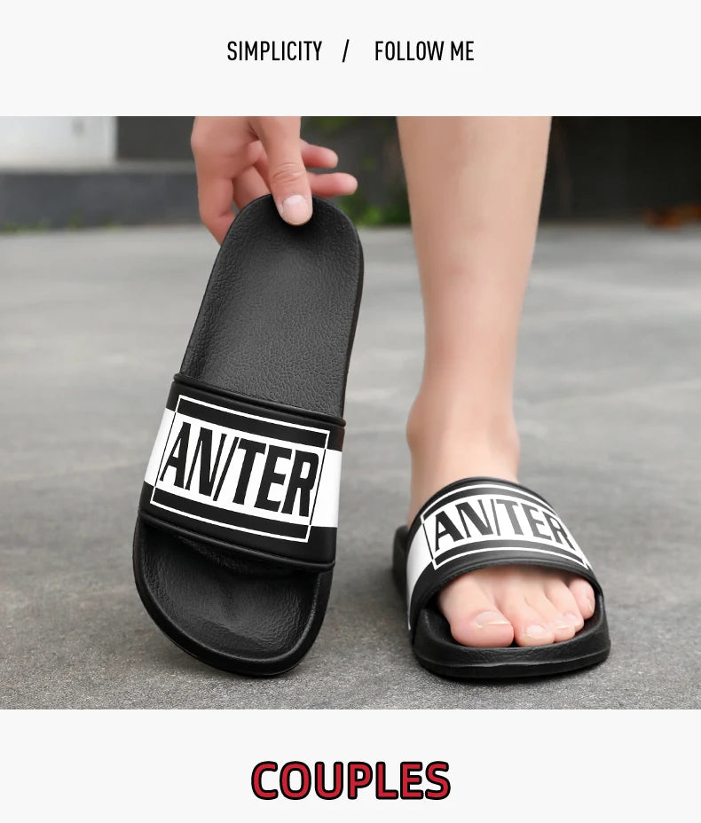 Fashion Designer Slippers Man Large Size 48 Comfortable Soft Men's Slides Non-slip Outdoor Beach Shoes For Men Casual Slippers