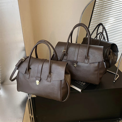MOODS Branded Luxury Top-handle Bags For Women 2 Sized Big Capacity Boston Shoulder Crossbody Bags 2024 Latest Designer Handbags