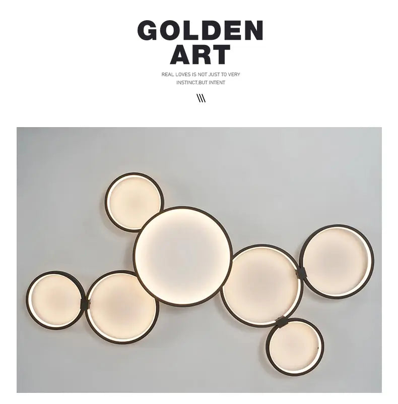 Modern LED Ceiling Chandeliers With Remote Control Decor Home Ring Lamp Living Room Bedroom Dining Room Ceiling Light Fixtures