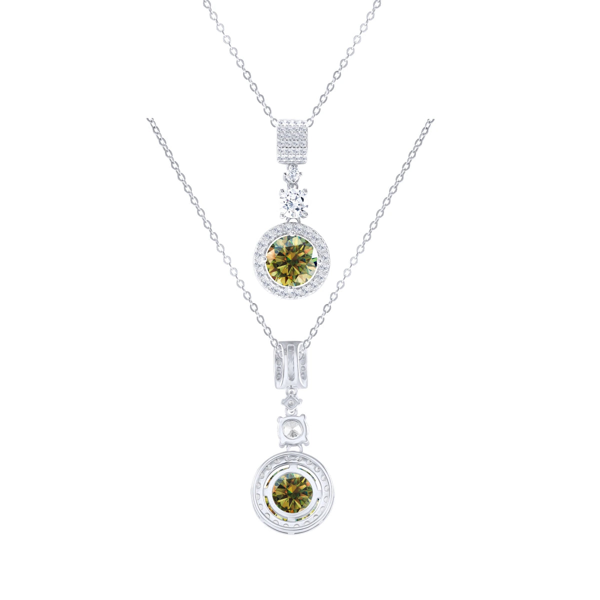 TY 5CT DColor Moissanite 925 Sterling Silver Pendant Necklace Fine Jewelry Necklace Women Fashion Accessories For Party Wedding