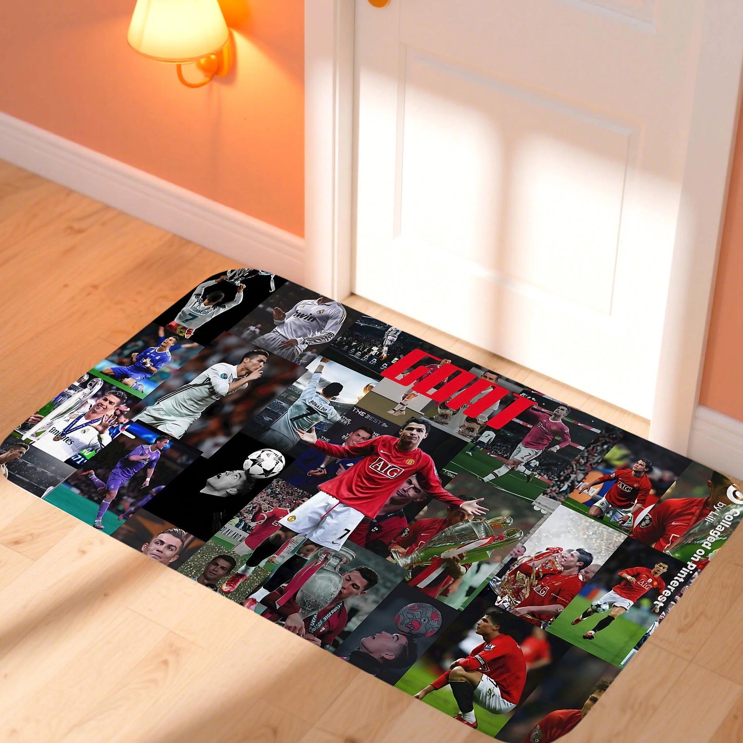 C-CristianoS R-Ronaldo CR7 Doormat Kitchen Rugs for Bedroom Front Door Mat Non-slip Pad Room Decoration Motorcycle Carpet Home