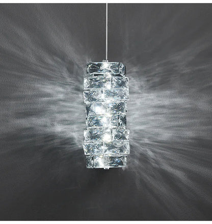 Luxury K9 Crystal Chandelier Dimmable Ceiling LED Pendant Lights Home Living Room Bedroom Indoor Atmosphere Decorative Lighting