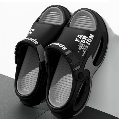 Men Fashion Sport Slippers Indoor Outdoor Sandals Beach Flip Flop Thick Sole Male Slides Summer Non-Slip Men Shower Slippers