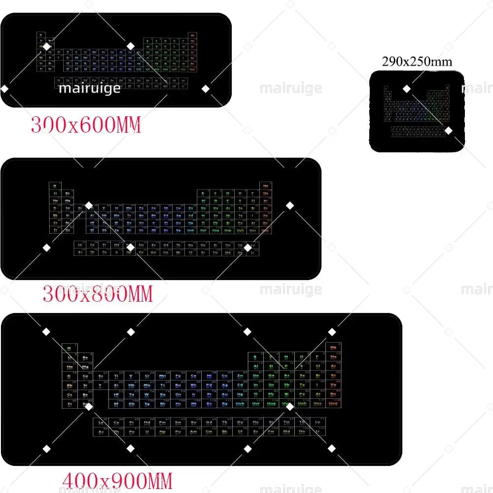 Periodic table of elements Mouse Pad Gaming Mouse Pad Desk Mat HD Gamer Large XXL Mouse Pads PC Computer Carpet Long table mat