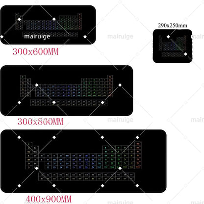 Periodic table of elements Mouse Pad Gaming Mouse Pad Desk Mat HD Gamer Large XXL Mouse Pads PC Computer Carpet Long table mat