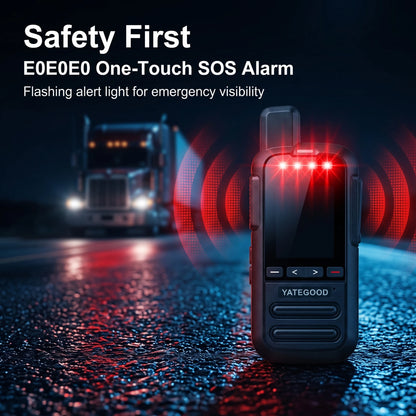Walkie Talkie  POC Radio 100KM  Handheld Network  SOS Function Global 5000KM 3G 4G POC