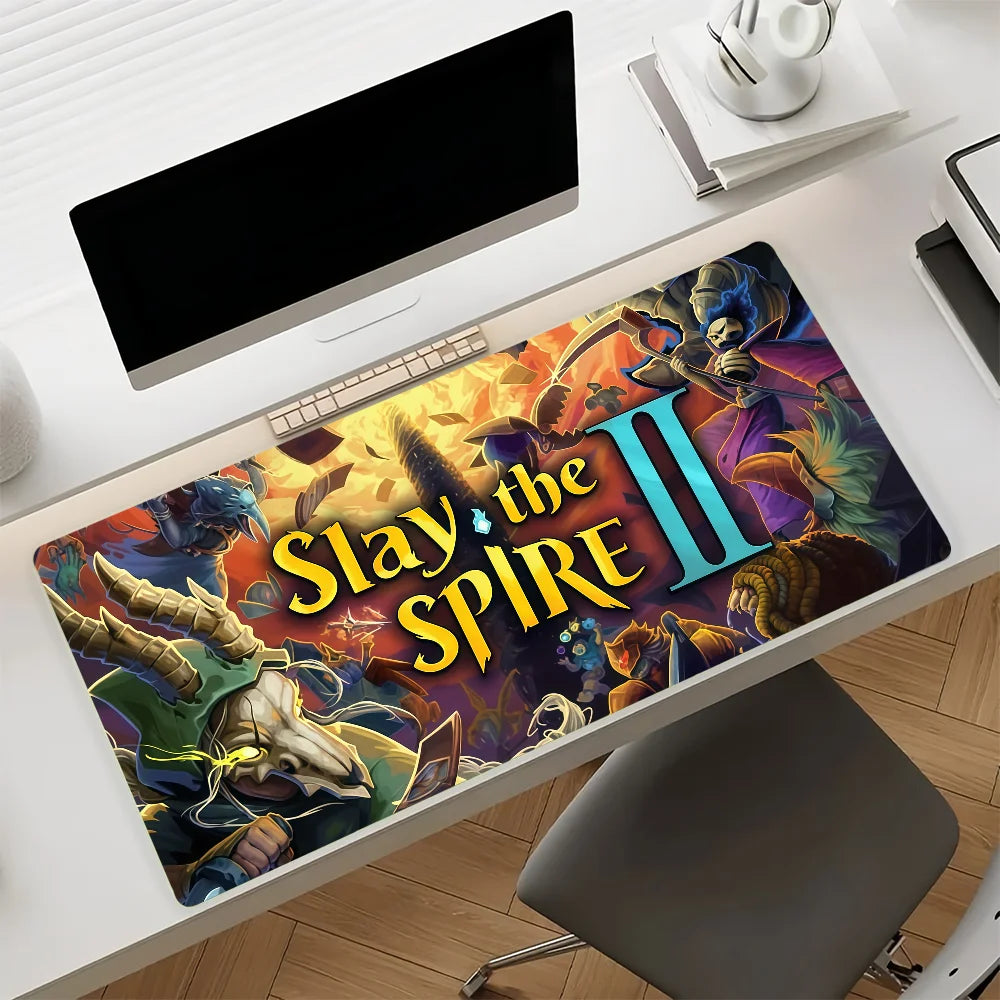 Game Slay the Spire  Mouse Pad Non-slip Rubber Computer Mat Gamer Balance Decoracion Deskmat Laptop Office Large