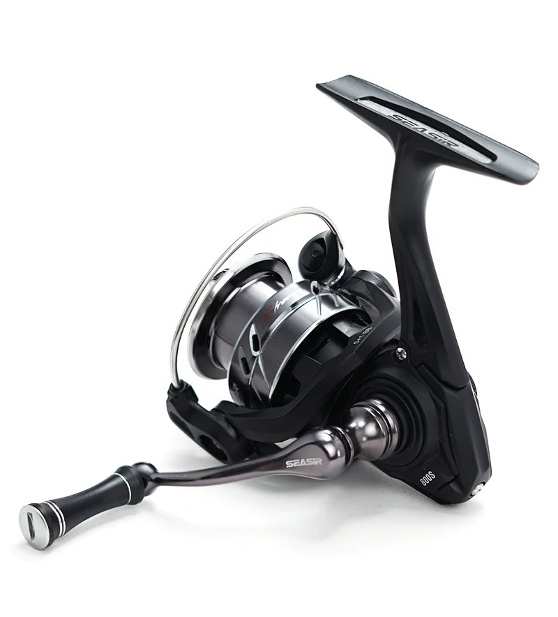 SEASIR Stream Spinning Reel 139g Ultralight Carbon Washers Max Drag 6Kg 5+1BB 5.4:1 Gear Ratio Fishing Wheel