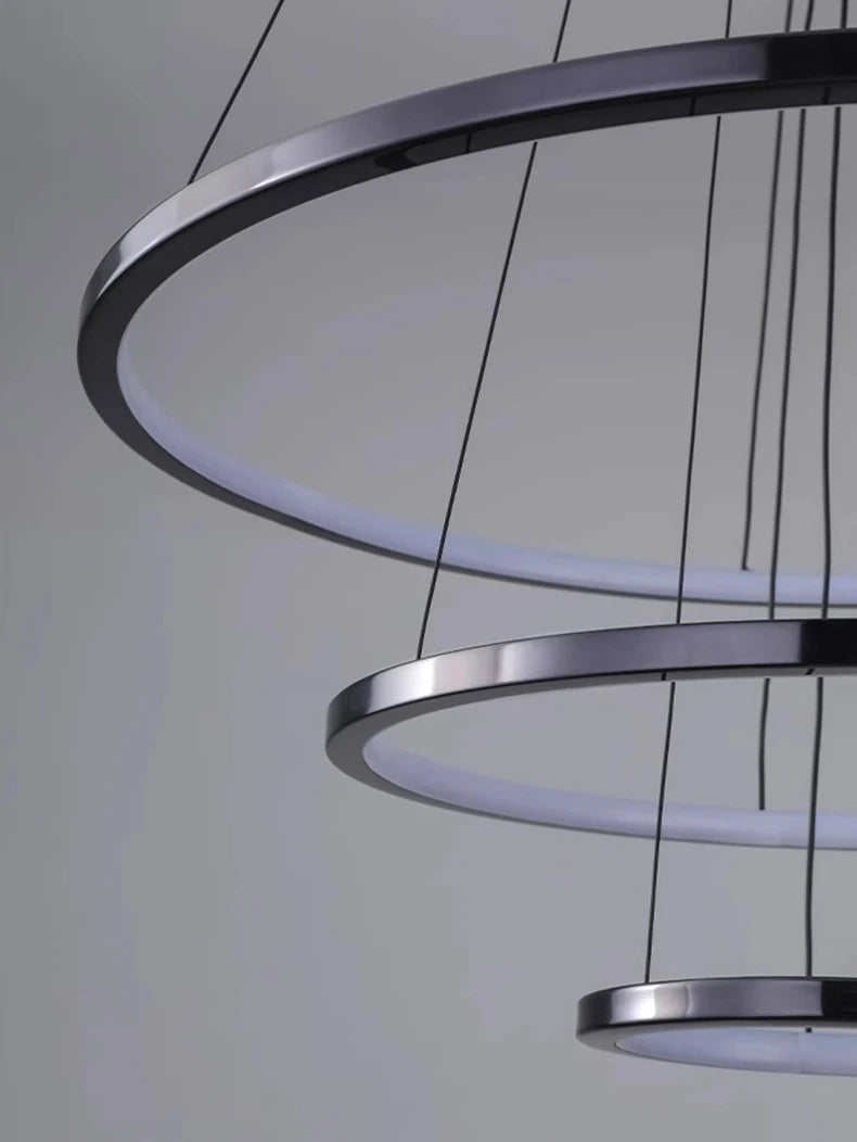 Nordic home decoration, stair chandelier, living room and dining room Pendant lights, ceiling light, indoor lighting