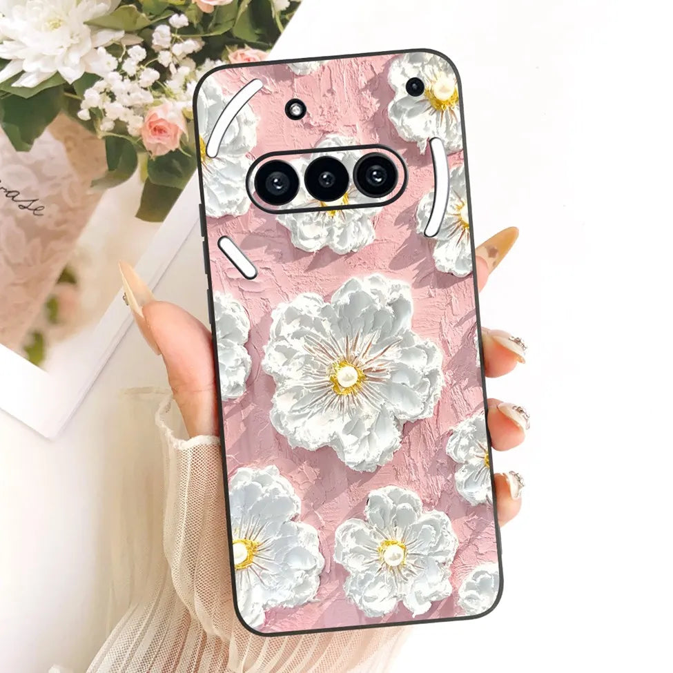 Casing For Nothing Phone (3a) A059 Cover For Nothing Phone 3a Case Silicone Cute Cat Fashion Butterfly Funny Painted