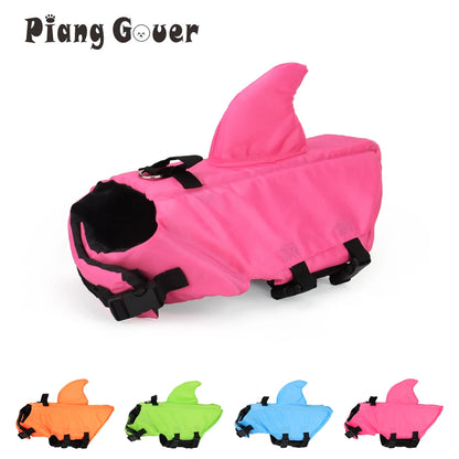 Shark Dog Life Vest Swimwear Puppy Jacket Dog Swimming Suit Pet Clothes For Small Medium Dog