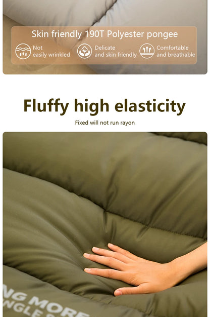 BISINNA Camping Winter Sleeping Bag Lightweight Warm Envelope Backpacking Sleeping Bag for Travel Hiking 1.8kg