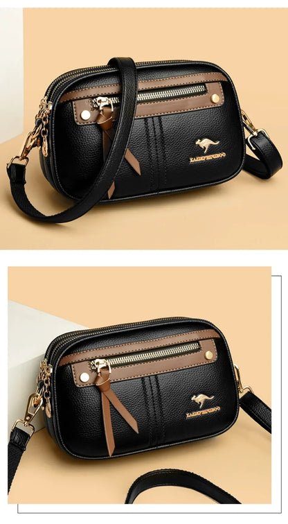 Genuine  3 Layers Luxury Designer Purses and Handbags Women Bag High Quality Leather Shoulder Sac  Bags for Women 2024Sac A Main