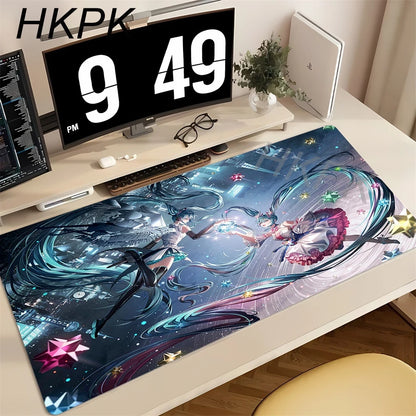Anime Mouse Pad Gamer Keyboard Pad Desk H-hatsune Miku Mouse Mat Carpet Rubber Tapis Souris Gaming Notbook Exquisite PC Mousepad