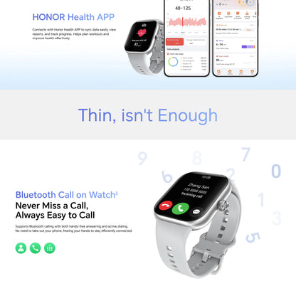 New Honor Choice Watch 2 Pro Smartwatch 5ATM+IP68 Waterproof 1.97" Bezel AMOLED Screen Barometer GPS GNSS Compass 360mAh Battery
