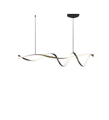 NEO Gleam Matte Black Modern Led Pendant Lights For Dining Room Kitchen Island Bar Room Indoor Hanging Pendant Lamp Fixtures