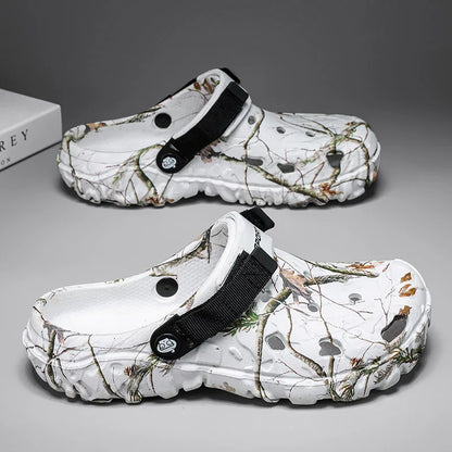 Men Slippers Summer Sandals EVA Platform Garden Shoes Unisex Flat Shoes Women Bedroom Slides High Quality Lightweight Beach