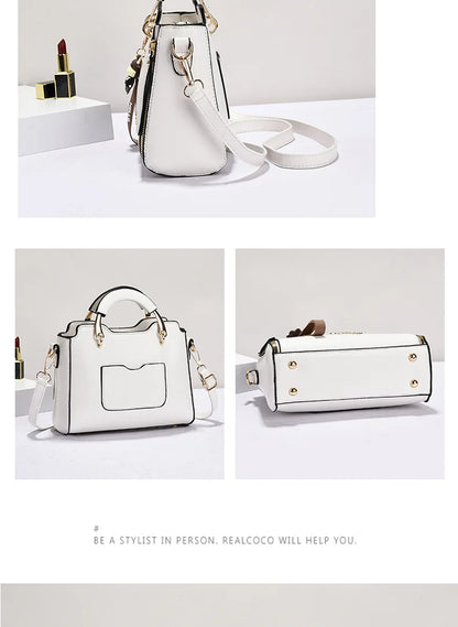 New women bag Fashion Shoulder bags handbag  for women 2025  Handbags leather Printed monogram single shoulder straddle bag