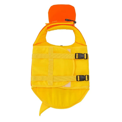 Pet Swimming Life Jacket Safety Vest For Dogs Swim Adjustable in Pool Surfing Drifting Dog Clothes Life Rescue Vest With Tail