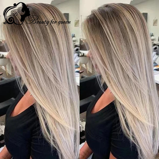 #6/60 Wig Bob Wig Human 13x4 Transparent Lace Front Human Hair Wigs High Density Straight Human Hair Wigs Lace Wigs Woman HD