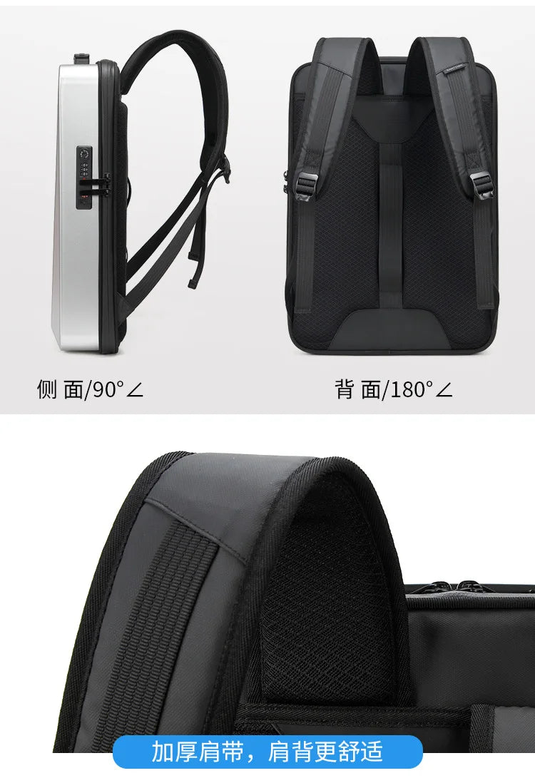 Gaming Laptop Backpack Anti-theft Waterproof Backpack USB Men's PC Hard Shell Business Travel Backpack Stereotype Game Bag 17.3