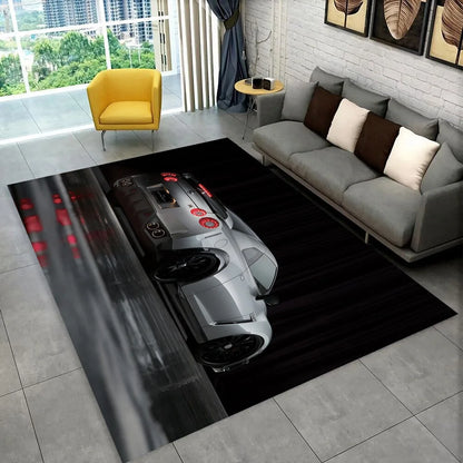 GTR Racing Car N-Nissan Logo 3D Carpet Rug for Home Living Room Bedroom Sofa Motorcycle Doormat Decor,kid  Area Rug Floor Mat