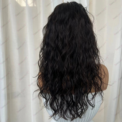 Natural Loose Curl Raw Indian Human Hair 13x6 Lace Front Wigs for Women Natural Hairline Glueless 5x5 HD Lace Closure Wigs