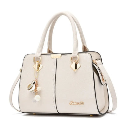 Fashion PU Leather Ladies Hand Bags Large Capacity Casual Versatile Hand-Held Shoulder Bag Messenger Bags Women