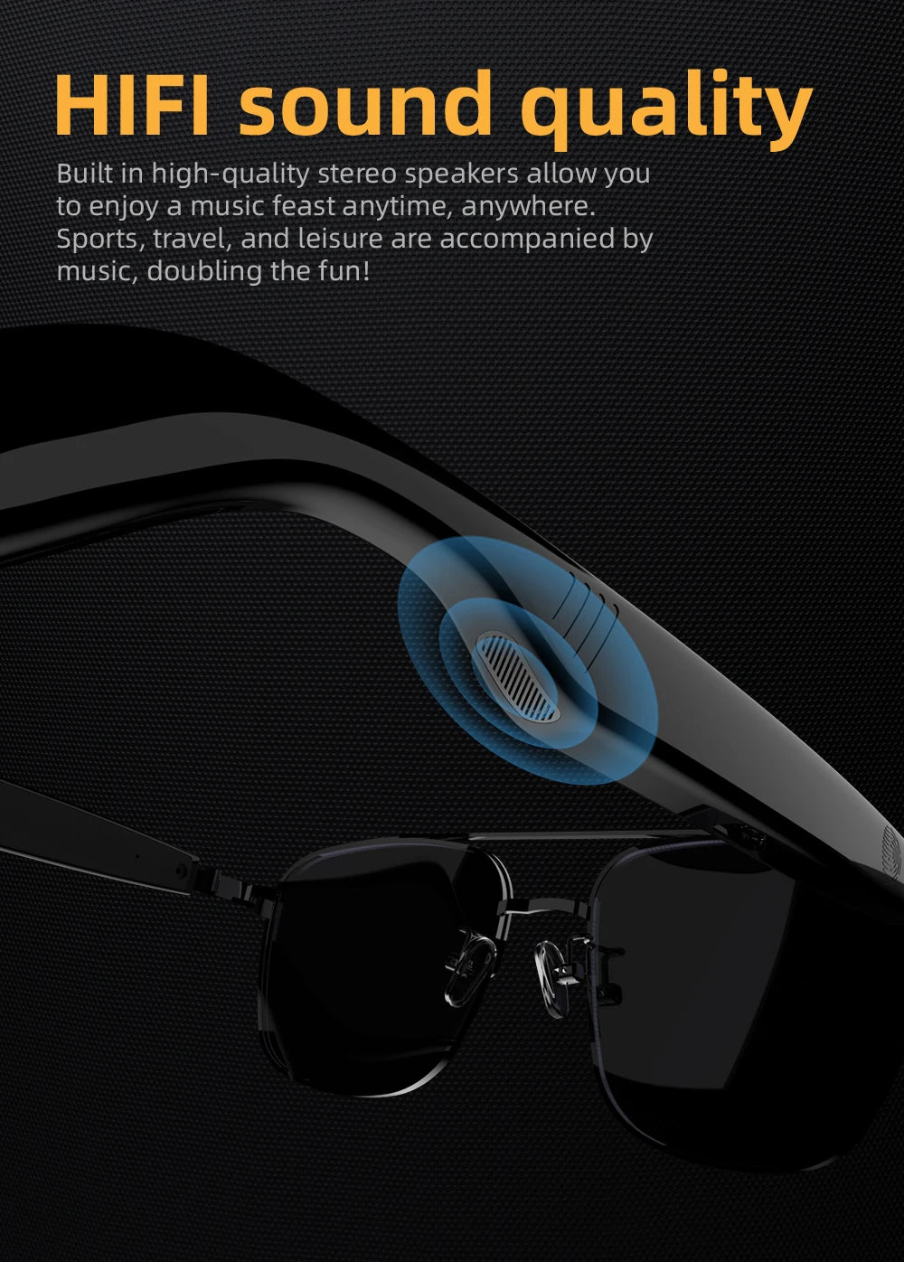 New SG-11 Smart Wireless Bluetooth Glasses to Listen to Music to Answer the Phone Men and Women Fashion Anti-Blue Light Glasses