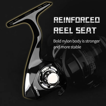 DEUKIO Spinning Reels 12KG Max Drag Carrete De Pesca 5.2:1 Metal Handle Fishing Reel Coils Reel for Fishing Accessories 2023