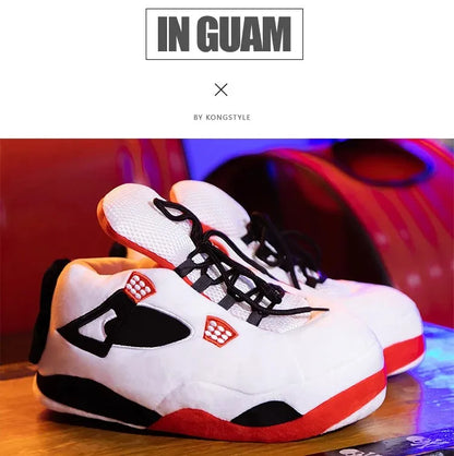 Fashionable High-top house Slippers, soft fluffy as clouds,Warm anti-slip winter slipper with thick soles for men women children