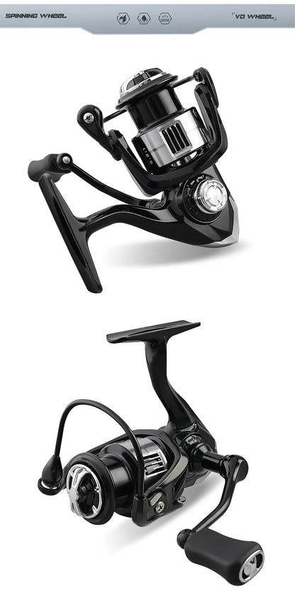 TAIYU High Quality Lightweight Spinning Fishing Reel 13+1 Bearing 5.2:1 Speed Ratio Universal Spinning Reel For All Water Areas