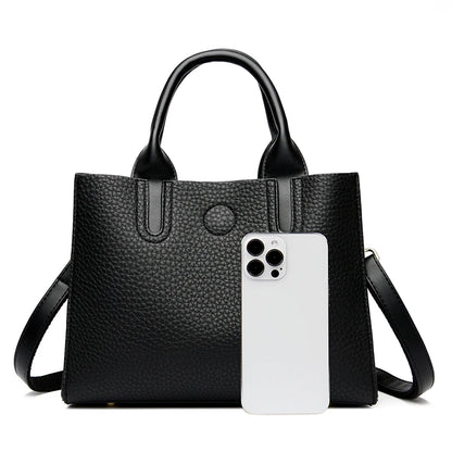 Luxury Female Trend Vintage Tote Bag High Quality Leather Crossbody Shoulder Bag Women Brand Designer Large capacity Handbag