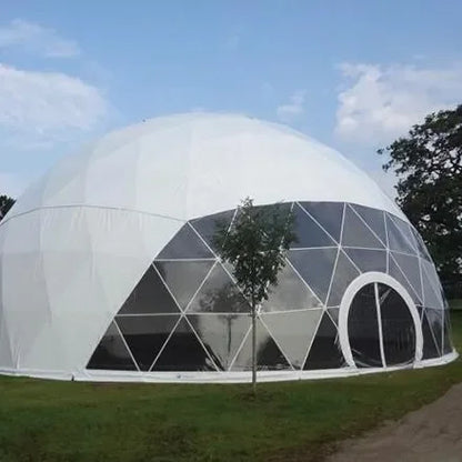 2026 Trad Show Events PVC Geodesic Dome Tent Hotel Dome Hent Compay and Family Igloo Camping With Bath