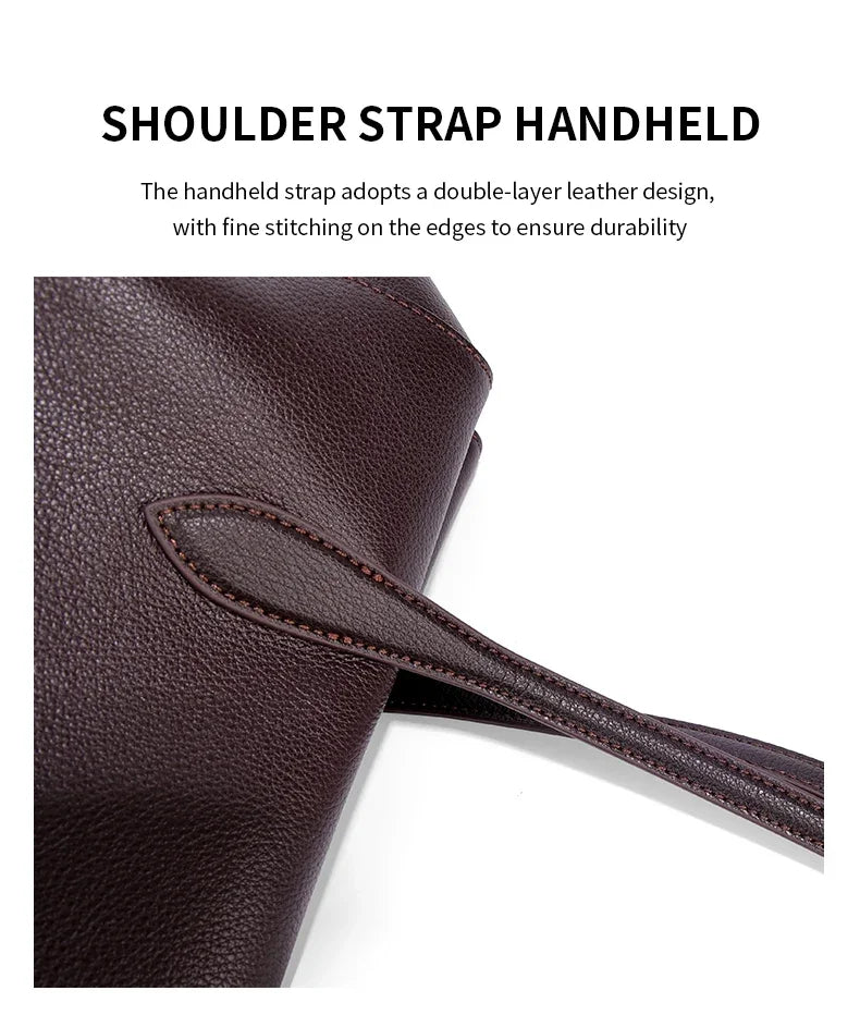 New Women's Natural Suede Leather long handle Shoulder Bag Luxury Designe Genuine Suede Leather Handbags Shopping Underarm Bag