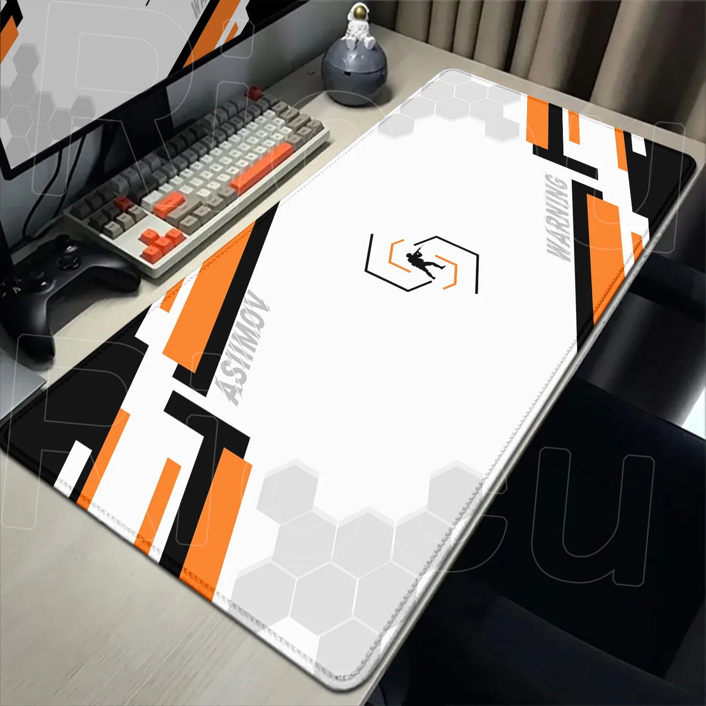 Cartoon Mouse Pad Pink CSGO Print Stream Gamer Mousepad 400x900mm Antislip Keyboard Mouse Mats Rubber Deskmat Gaming Accessories