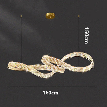home decorationPendant lights, luxury crystal living room chandelier, dining room Pendant lamp, ceiling light, indoor lighting