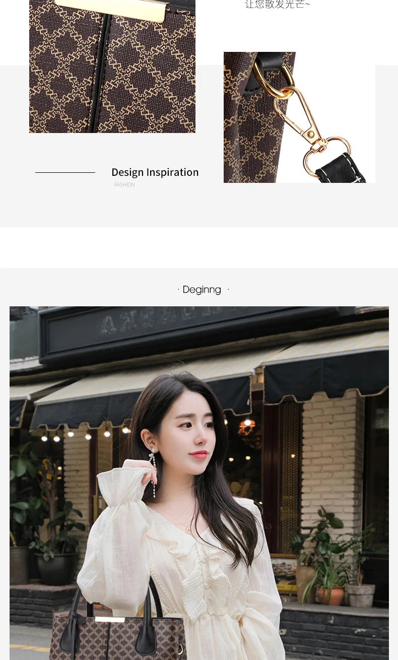 High Quality Ladies Shoulder Bag Women Handbag Designer Large Capacity Printing Women's Shopping Messenger Bags Bolso Mujer