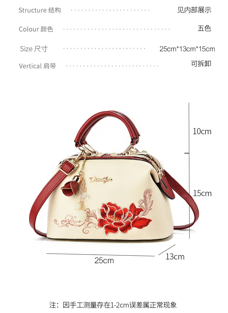 New Woman shoulder bag Large capacity Handbag for Women Crossbody bag Lychee pattern Portable bucket bag ladies messenger bags