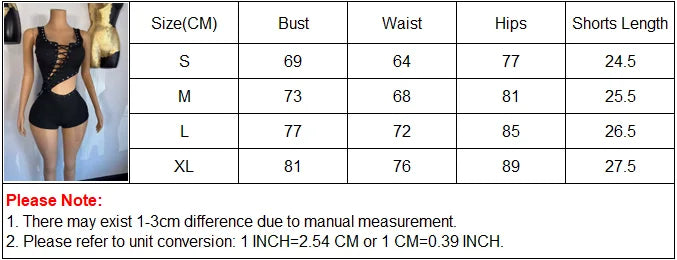 Y2k Sexy Rompers Women Outfit Hollow Out Laced Up Sleeveless Tight Bodycon Romper Ribbed One Piece Shorts Jumpsuit Playsuit