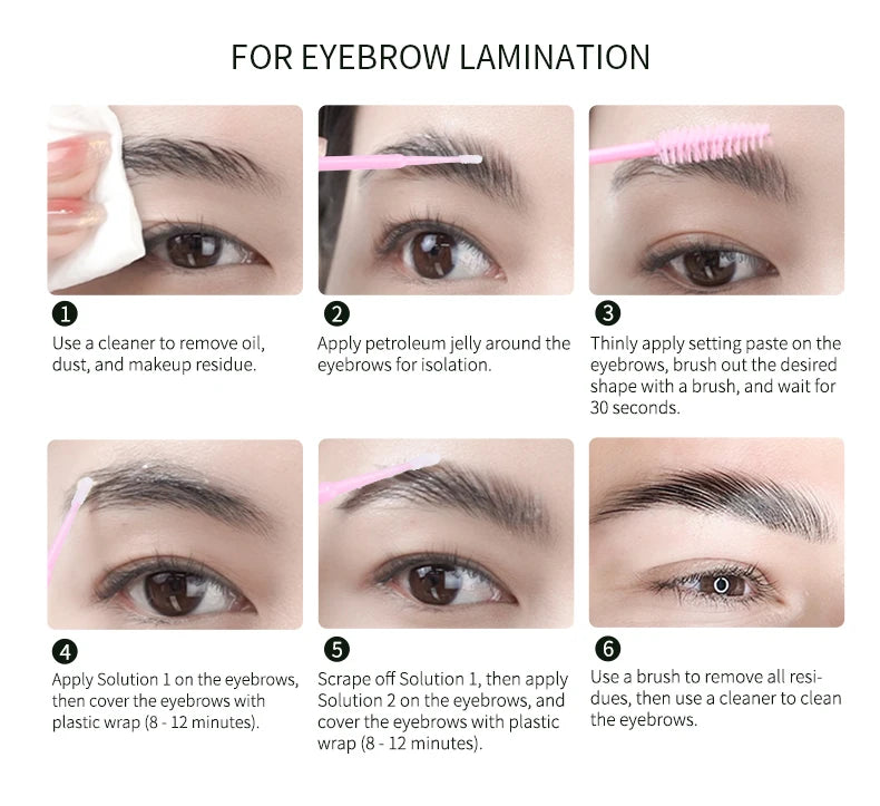ICONSIGN Cysteamine Lift Kit 8-12 Min Plant Extract Vegan Ingredient Eensitive Skin Eyelash Brow lift Gift Beauty Makeup Sets