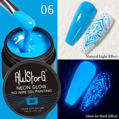 AWStorG 5ML Colorful Laser Cat Magnetic Gel Blue Glitter Shine Soak Off  Semi Permanent  UV Gel Nail Art Varnish Nail Supplies
