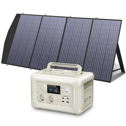 ALLPOWERS R600 Portable Power Station & Portable Solar Panel (option) Pure Sine Wave 299Wh Outdoor Solar Generator for Camping