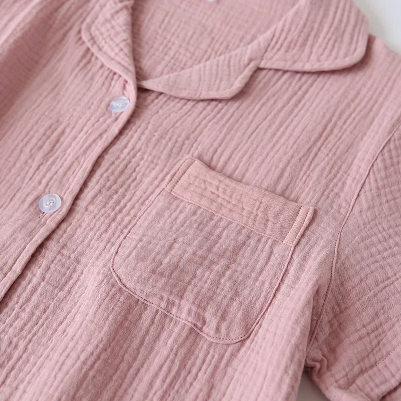 Short Sleeved Shorts Pijama Suit for Women Casual Wear Fashion Style 2 Pcs Pajama Set Summer Thin Women's Sleepwear Clothes