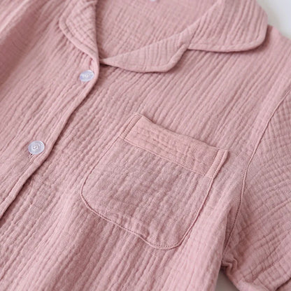 Short Sleeved Shorts Pijama Suit for Women Casual Wear Fashion Style 2 Pcs Pajama Set Summer Thin Women's Sleepwear Clothes