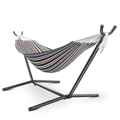 Hammock with Stand for Outside | 600 lbs, Carring Package, for 2-Person Outside Patio