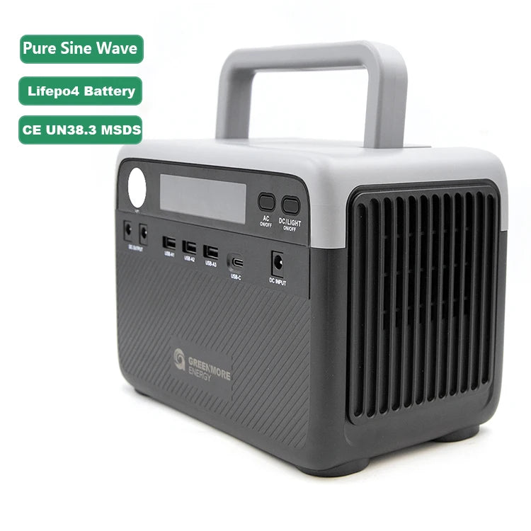 Wholesale 300W Pure Sine Wave Small Solar Generator Power Station Lifepo4 Emergency Portable Electric Power Station for Camping