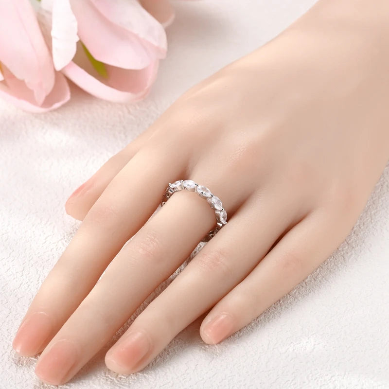 LAZA 925 Sterling Silver Colorful Rings Sparking Zirconium Bowknot Moon Sun Original Ring For Women Anniversary Wedding Gifts