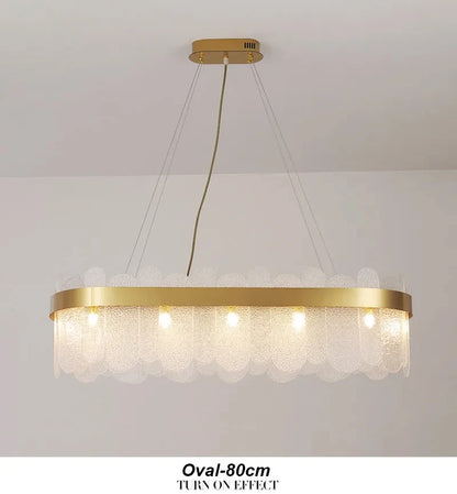 Modern Luxury Lustre Crystal Chandelier Living Room Ceiling Lights Dining Room LED Chandeliers Villa Gold Crystal Pendant Lamp