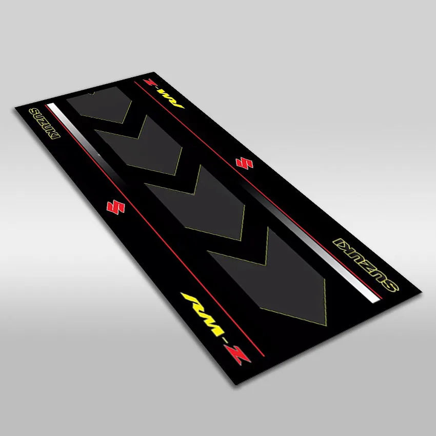 Motorcycle Display Carpet Suzuki Parking Mat Non Slip Garage Rug for Sports Racing Moto Electric Bike Entrance Home Decor